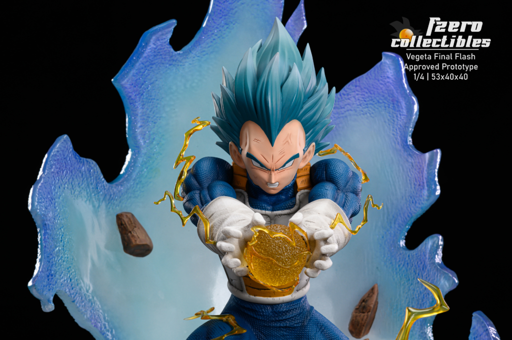 Super Saiyan Blue VEGETA FINAL FLASH!